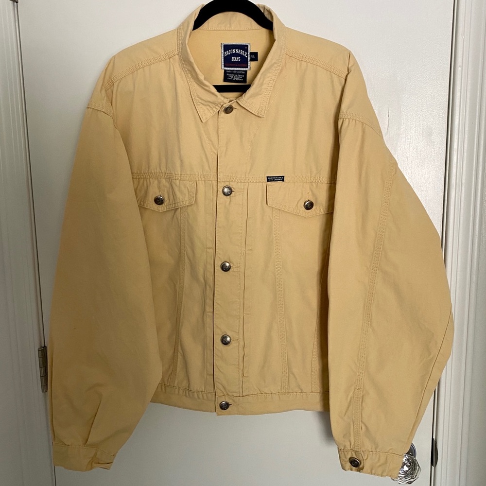 Men’s Vintage Faconnable Nostalgic Jeans Jacket XL